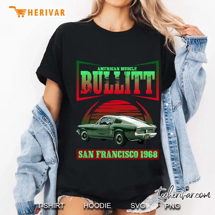 American Muscle Bullitt San Francisco 1968 Ladies Tee
