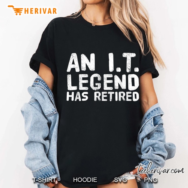An IT Legend Has Retired Ladies Tee