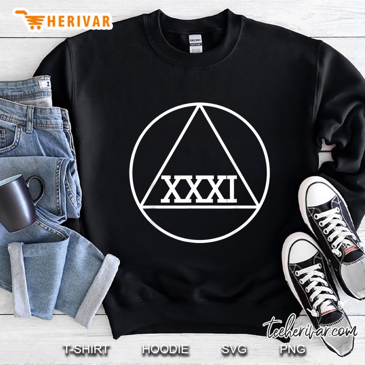 Celebrate 31 Years Sober Alcoholics Anonymous Anniversary Sweatshirt