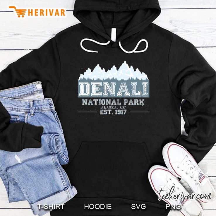 Denali National Park Alaska Est 1917 Hoodie