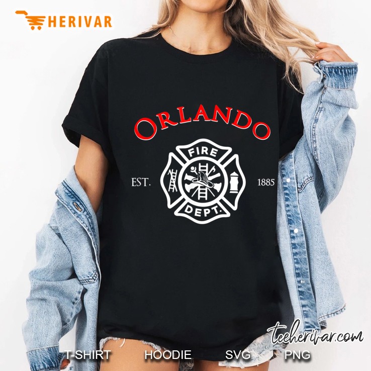 Orlando Florida Fire Rescue Department Firefighter Duty Hoodie