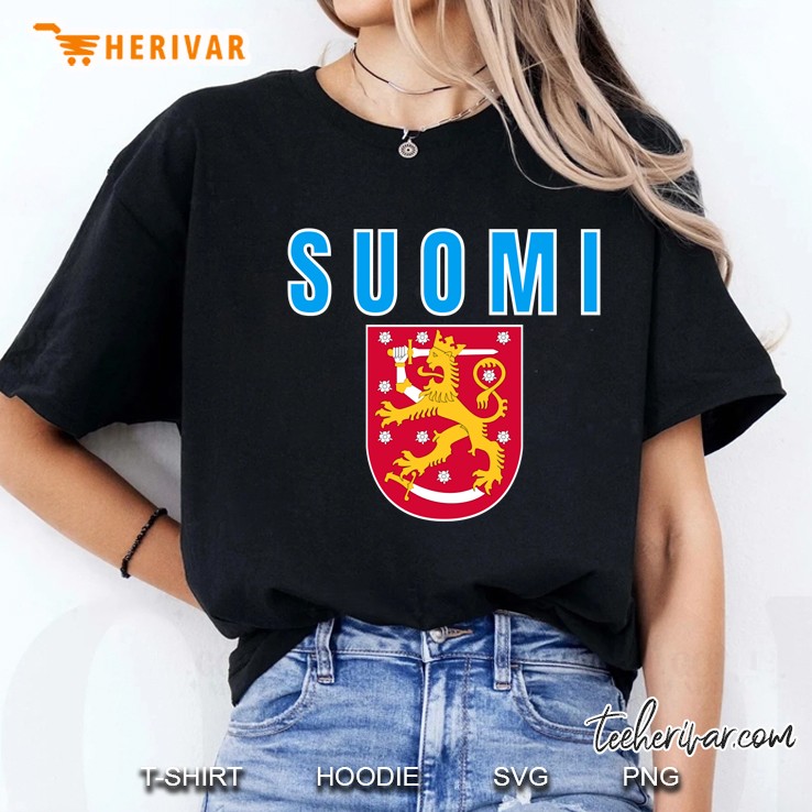 Suomi Finland Finnish Flag Ladies Tee