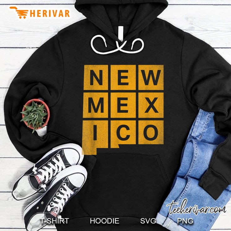 New Mexico Yellow State Hoodie