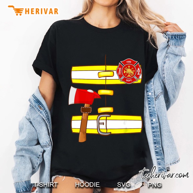 Firefighter Costume Ladies Tee