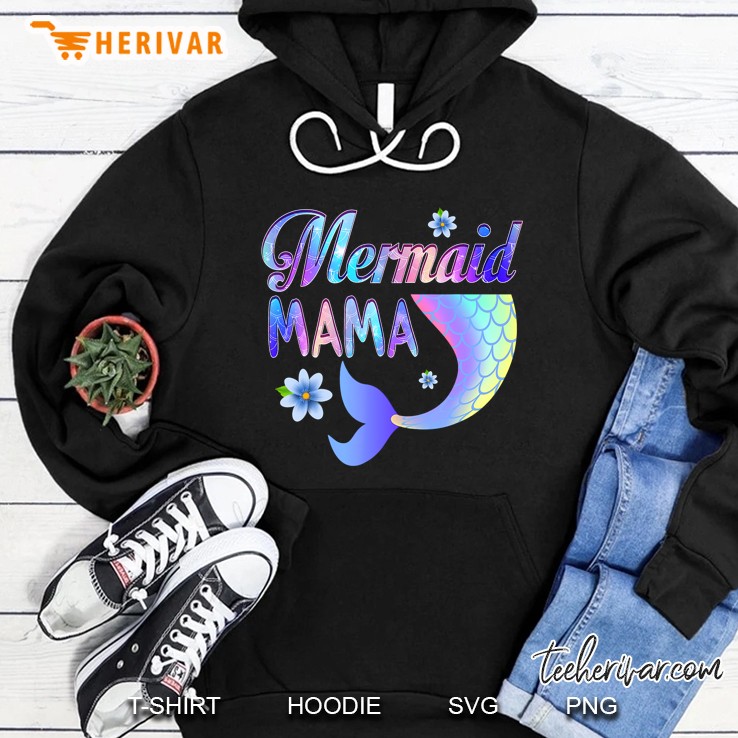 Mermaid Mama Flower Version Hoodie