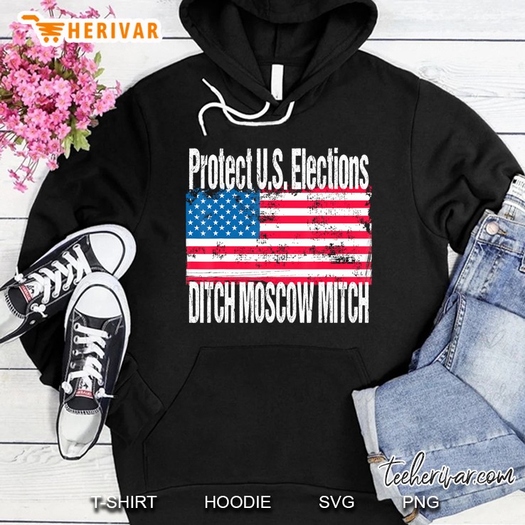 Protect US Elections Ditch Moscow Mitch Hoodie