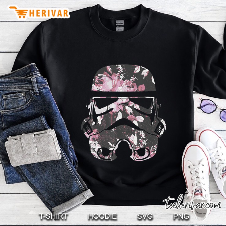Star Wars Stormtrooper Floral Helmet Sweatshirt