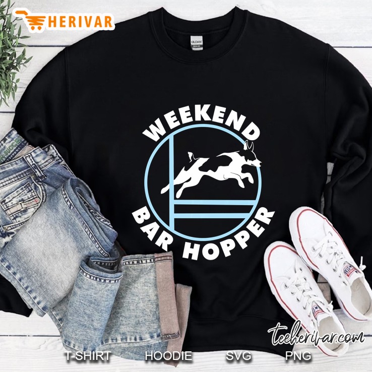 Weekend Bar Hopper Rat Terrier Agility Dog Sweatshirt