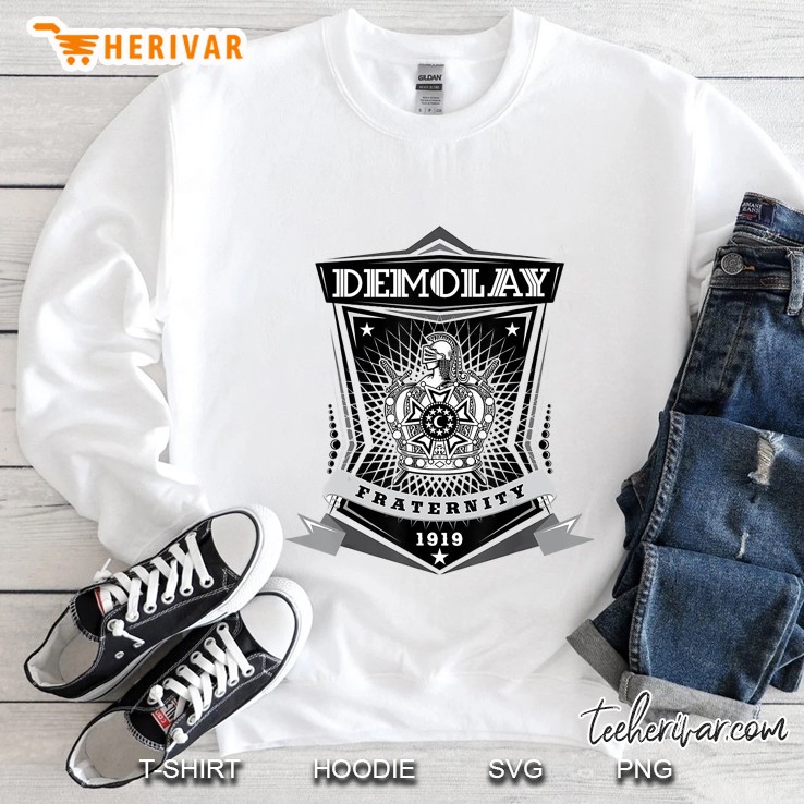 Demolay Fraternity 1919 White Version Sweatshirt