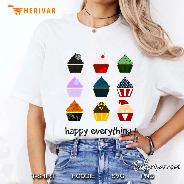 Happy Everything Funny Ice Cream Ladies Tee