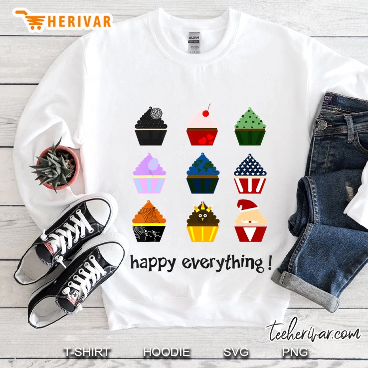 Happy Everything Funny Ice Cream Sweatshirt