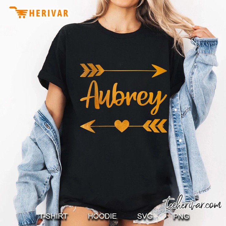 Aubrey Arrow With Heart Version Ladies Tee
