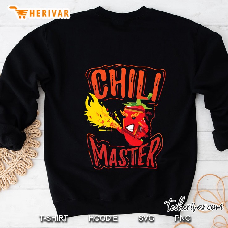 Chili Master Food Contest Cook Off Red Pepper Sweatshirt
