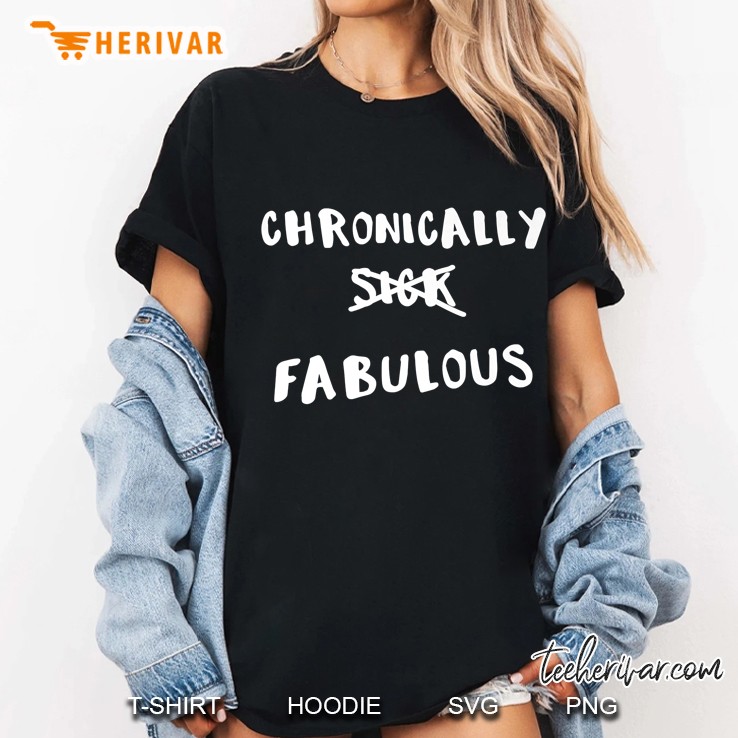 Chronically Sick Fabulous Illness Raise Awareness Diabetes Ladies Tee