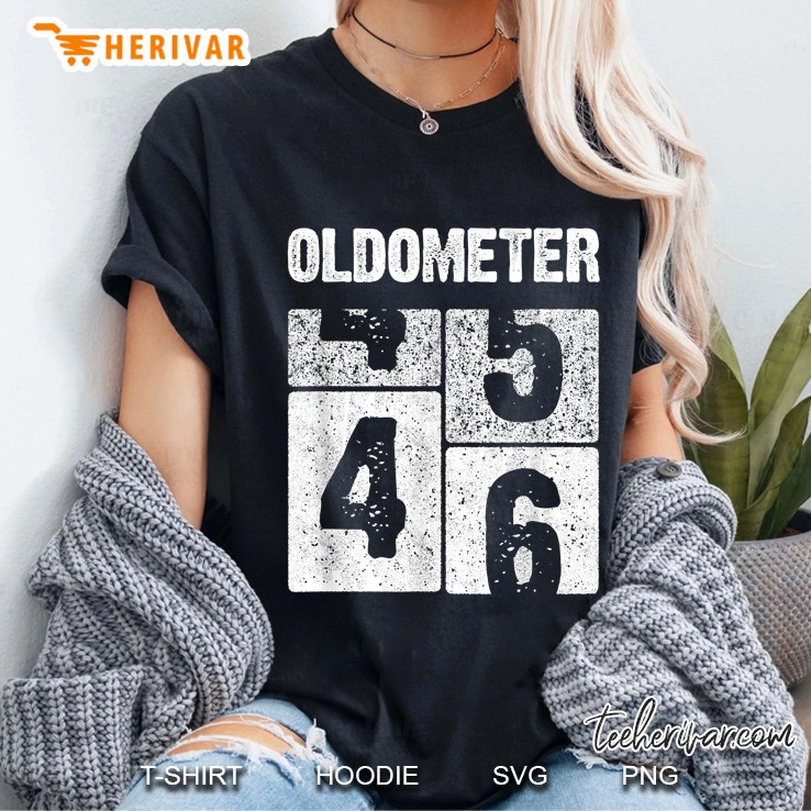 Oldometer 46 Born In 1973 Ladies Tee