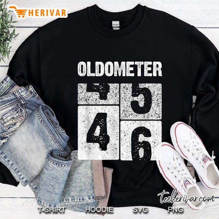 Oldometer 46 Born In 1973 Sweatshirt