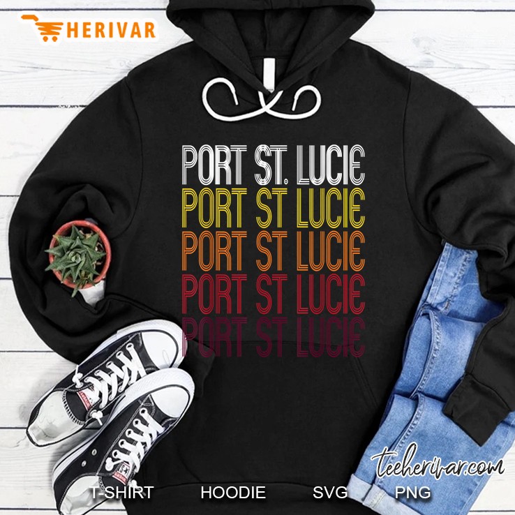 Port St Lucie Vintage Version Hoodie