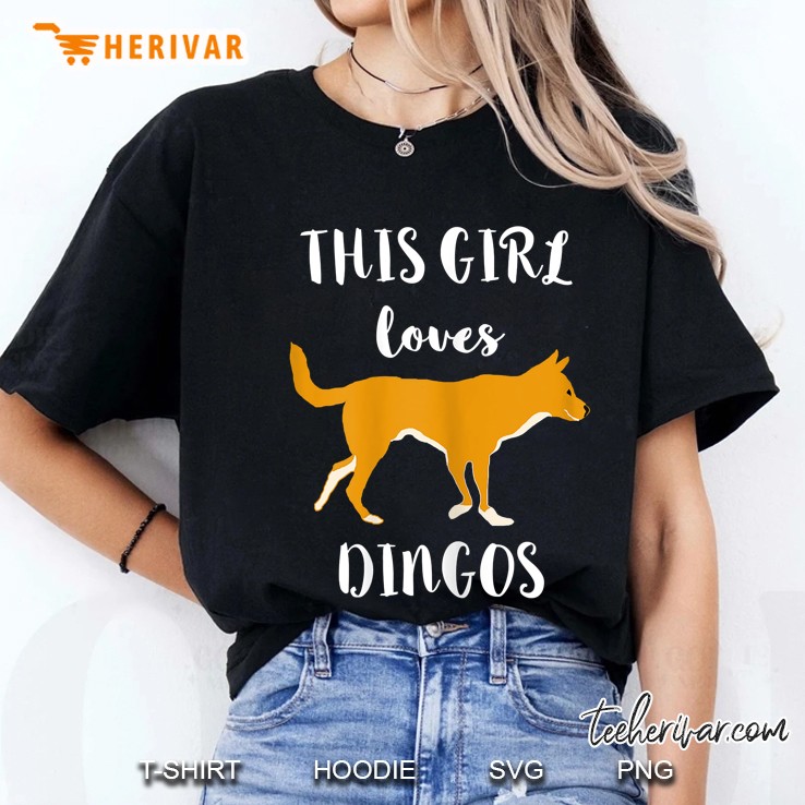 This Girl Loves Dingos Ladies Tee