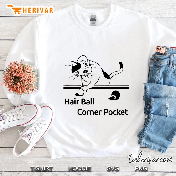 Hair Ball Corner Pocket Sweatshirt