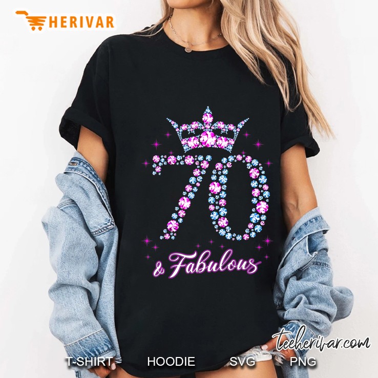70 & Fabulous Ladies Tee