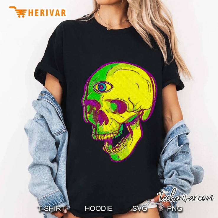 Three Eyes Skull Ladies Tee
