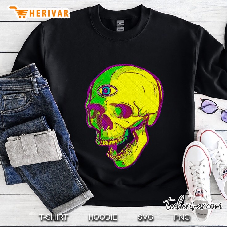 Three Eyes Skull Sweatshirt