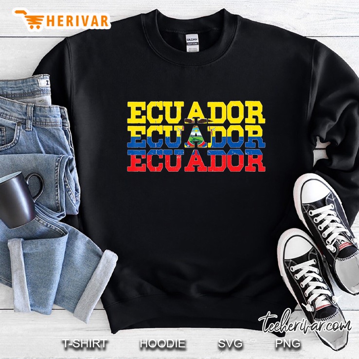Ecuador Ecuadorean Flag Sweatshirt