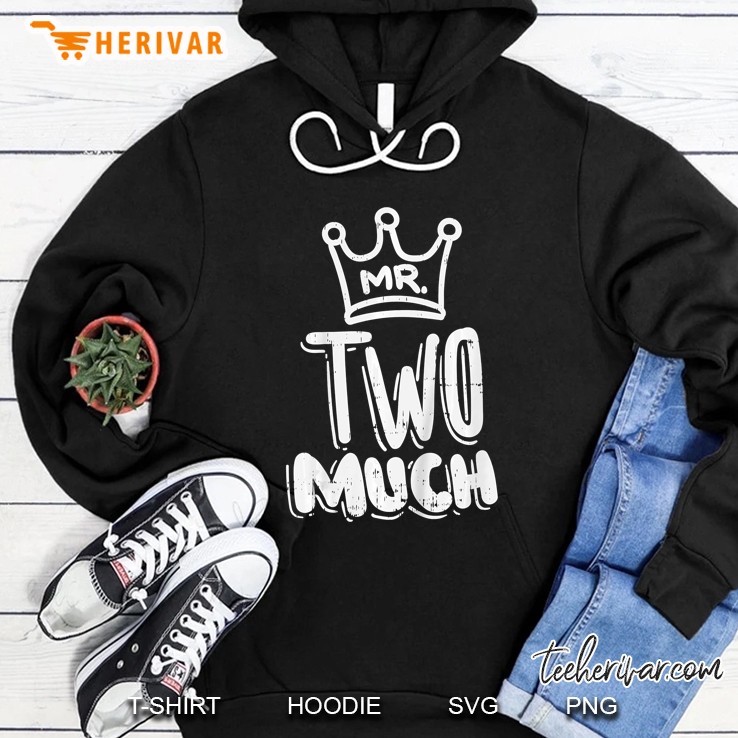Mr Two Much 2nd Birthday Hoodie