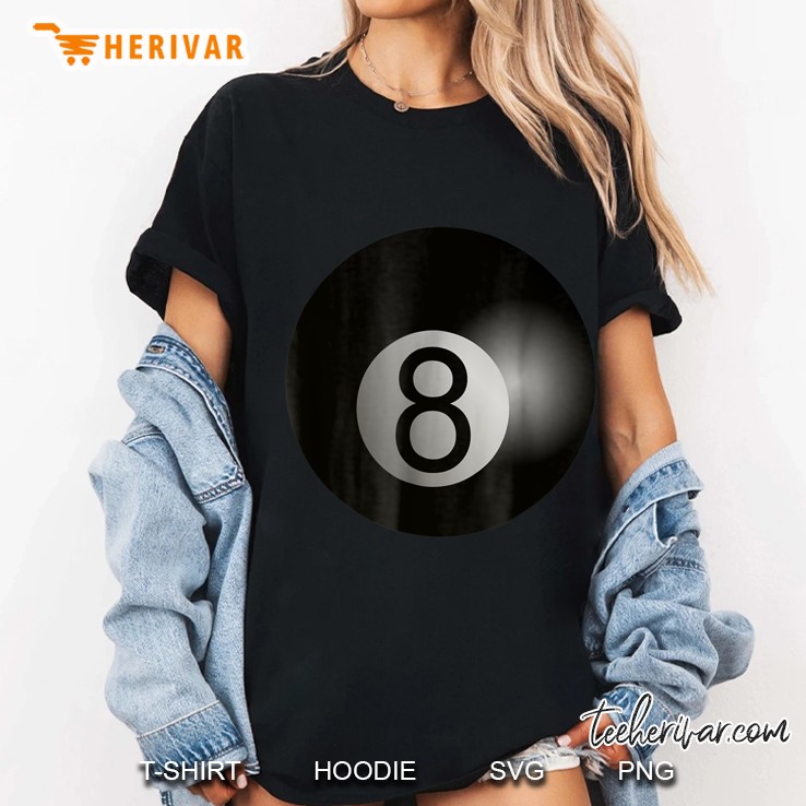8 Ball Pool Billiards Player Ladies Tee