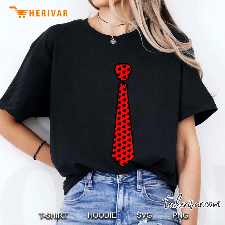 Cute Necktie Of Hearts Valentine
