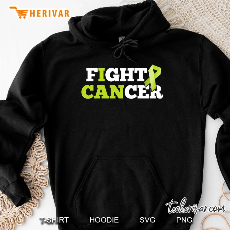 Fight Cancer Non-Hodgkin Lymphoma Green Ribbon Version Hoodie