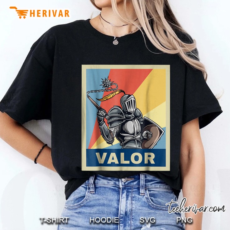 Valor Medieval Knight Vintage Version Ladies Tee