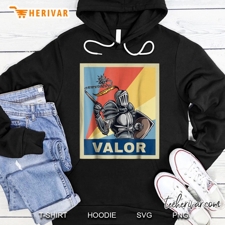 Valor Medieval Knight Vintage Version Hoodie
