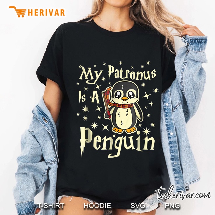My Patronus Is A Penguin Version2 Ladies Tee