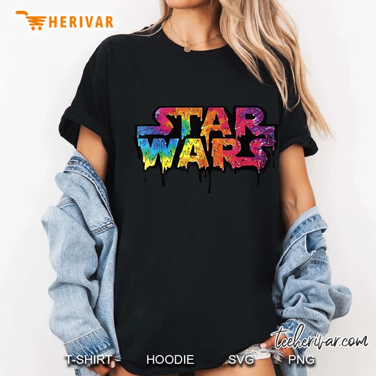Star Wars Tie-Dye Drip Version Ladies Tee