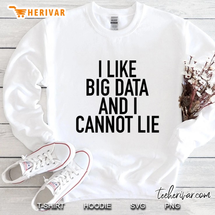 I Like Big Data And I Cannot Lie Version2 Sweatshirt