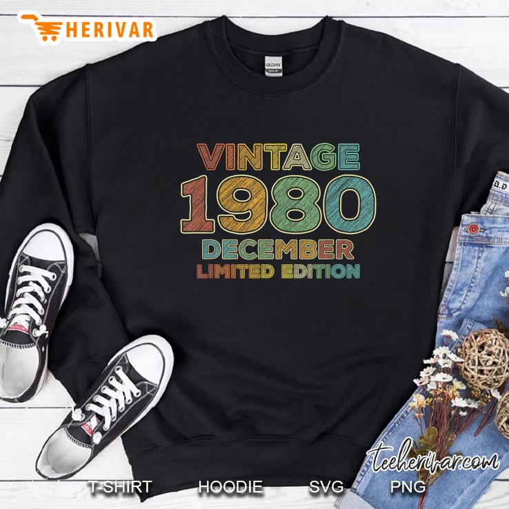 Vintage 1980 December Limited Edition Sweatshirt