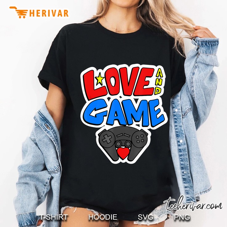 Love And Game Game Controller Version Ladies Tee