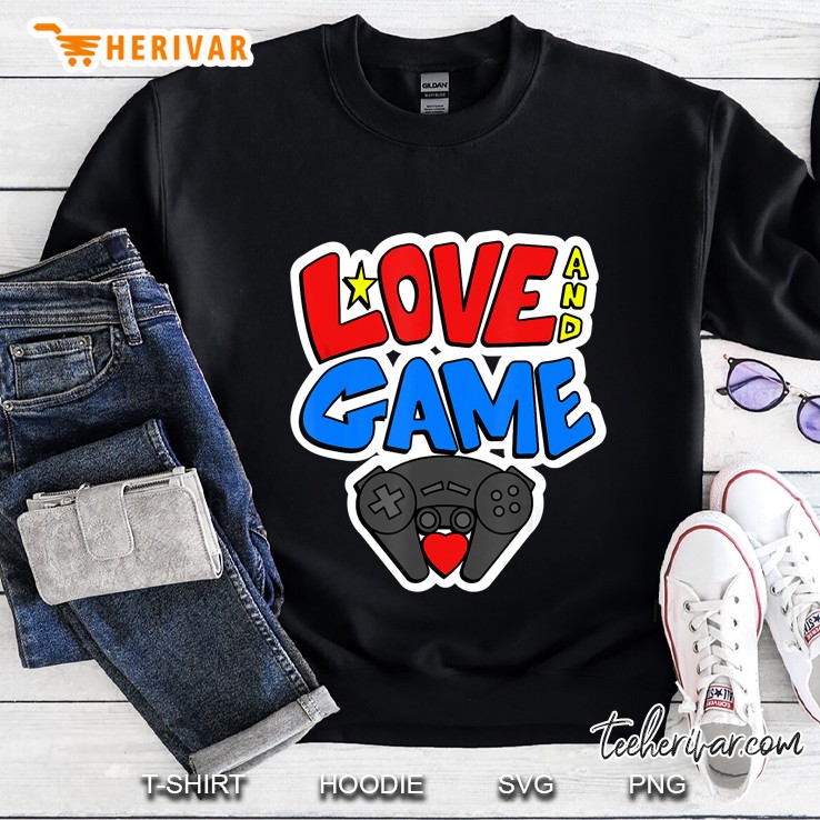 Love And Game Game Controller Version Sweatshirt