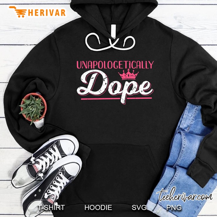 Unapologetically Dope Pink Crown Version Hoodie