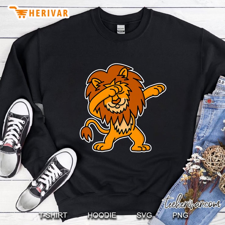 Dabbing Lion Funny Dab Dance Lion Jungle King Sweatshirt