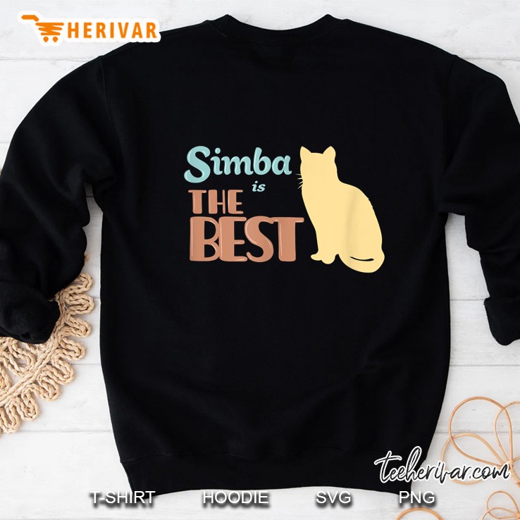 Simba Is The Best Cat Name Sweatshirt