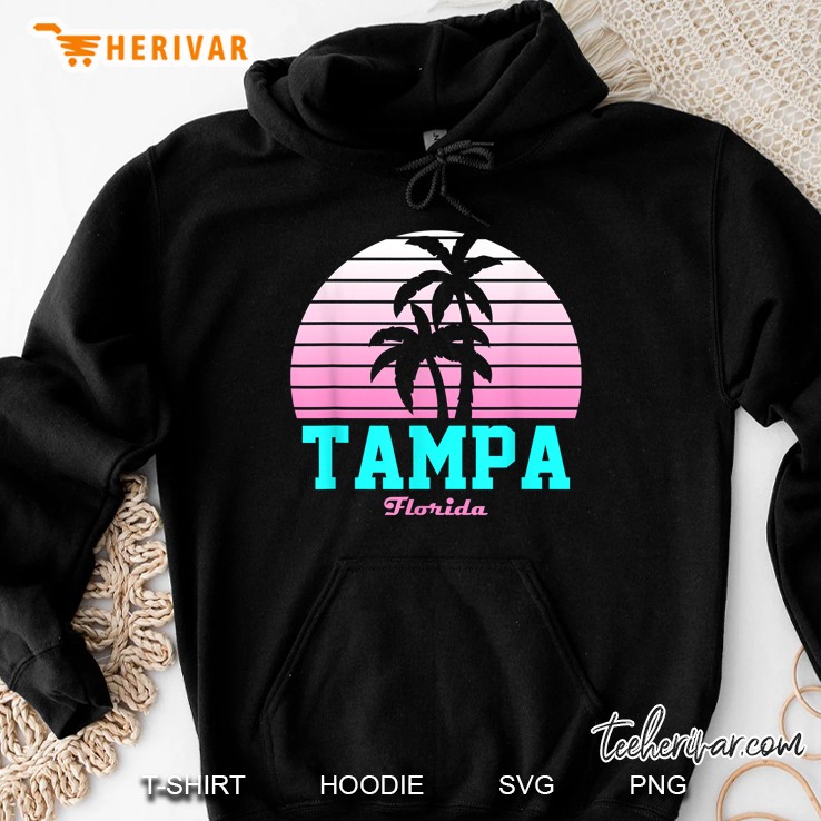 Tampa Florida Palm Trees Hoodie