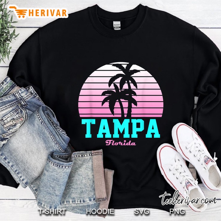 Tampa Florida Palm Trees Sweatshirt