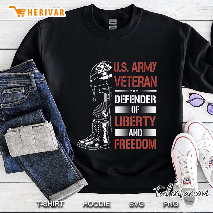 US Army Veteran Defender Of Liberty And Freedom Version2 Sweatshirt