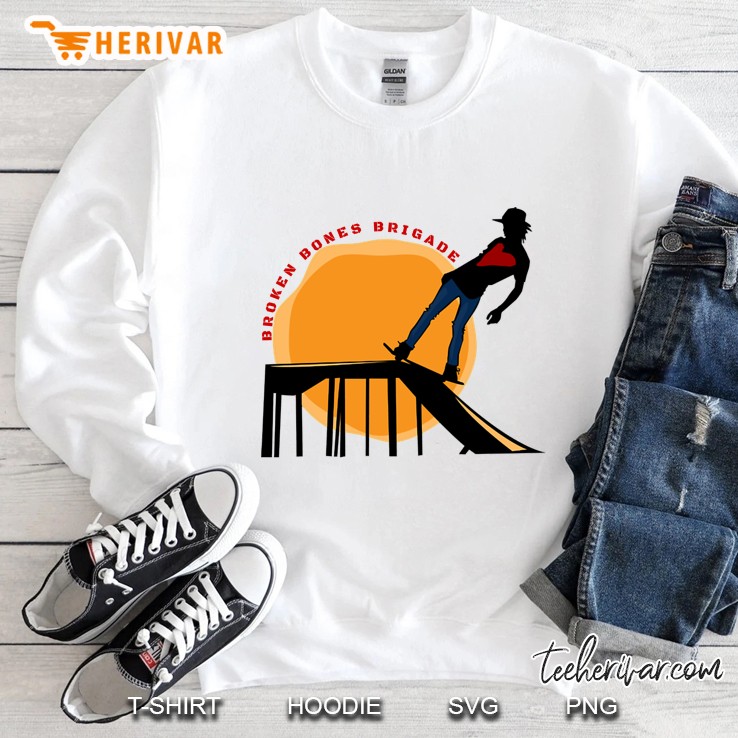 Broken Bones Brigade Skateboard Ramps Ollies Sweatshirt