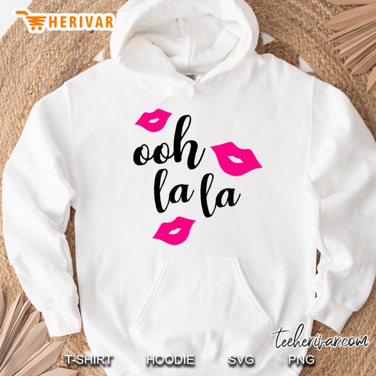 Ooh La La Cute Kiss Pink Lipstick Hoodie
