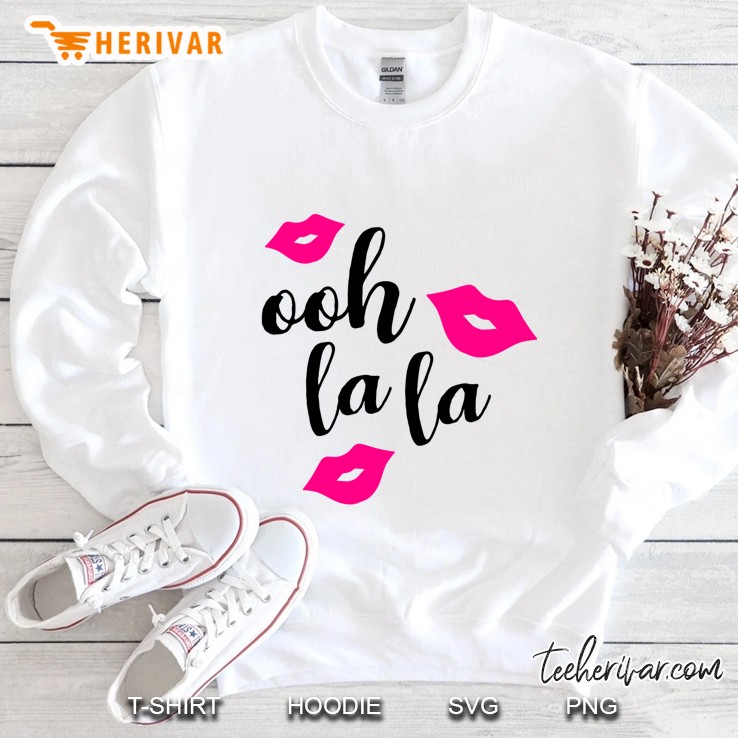 Ooh La La Cute Kiss Pink Lipstick Sweatshirt