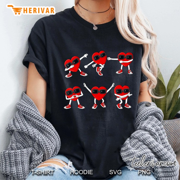 Dancing Hearts Dance Challenge Version Ladies Tee