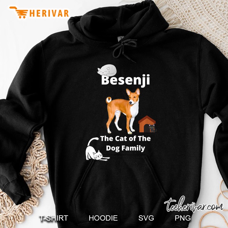 Bensenji The Cat Of The Dog Family Hoodie